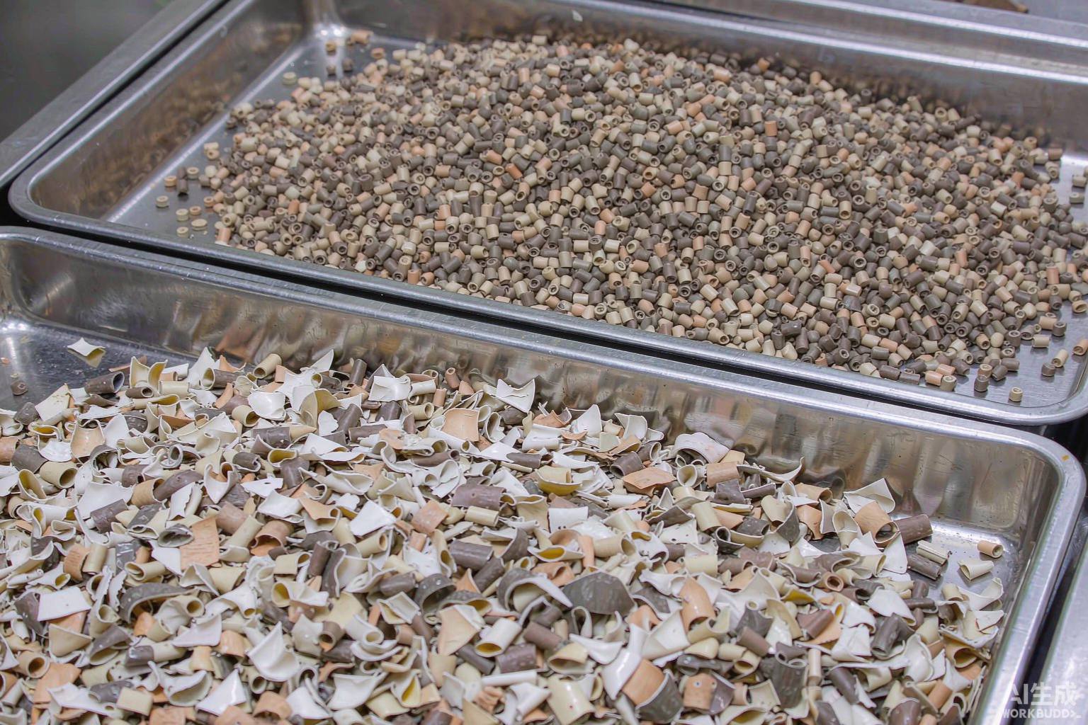 Recycled PE, PP and PET pellets and flakes as substitute raw material for the plastics industry